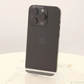 〔中古品〕 iPhone15 Pro 128GB ブラックチタニウム MTU73J／A SIMフリー【295】