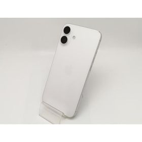 【中古】Apple SoftBank 【SIMフリー】 iPhone 16 Plus 128GB ホワイト MXVC3J/A【柏】保証期間１ヶ月【ランクB】