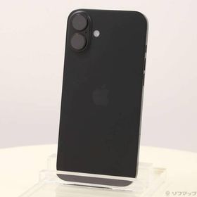 〔中古〕Apple(アップル) iPhone16 Plus 128GB ブラック 3N343J／A SIMフリー〔295-ud〕