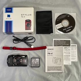 美品 オリンパス OLYMPUS STYLUS TG-4 Tough ブラック