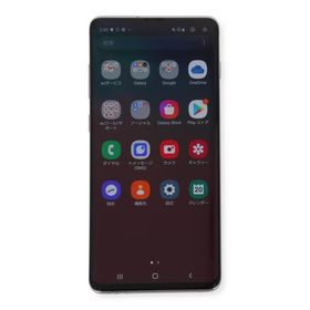 12/7迄 3000円クーポン SCV42 Galaxy S10+ 128GB au SIMロック解除済み 中古 スマホ スマートフォン Cランク 本体 即日発送