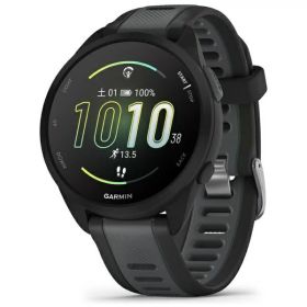 【エントリーで最大全額ポイント還元｜12/11まで】 GARMIN｜ガーミン Forerunner 165 Music（フォアランナー 165 ミュージック）ランニングGPSスマートウォッチ BlackGray 010-02863-90【Suica対応】