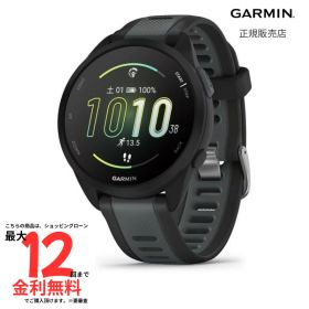 【SS限定！2人に1人100％Pバック】ガーミン GARMIN Forerunner 165 Black Gray フォアランナー165 ブラック グレイ 010-02863-80 時計 スマートウォッチ メンズ レディース ランニング ウォーキング