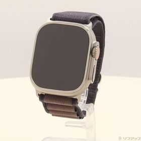 〔中古〕Apple(アップル) Apple Watch Ultra 2 GPS + Cellular 49mm チタニウムケース インディゴアルパインループ〔368-ud〕