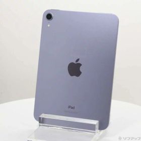 【中古】Apple(アップル) iPad mini 第6世代 64GB パープル 3J366J／A Wi-Fi 【297-ud】