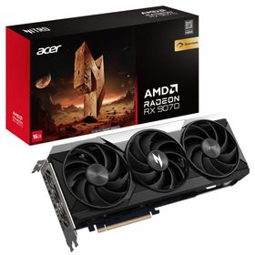 Acer Nitro Radeon RX 9070 OC 2.7GHz ブーストクロック グラフィックスカード AN-RX9070-OCC