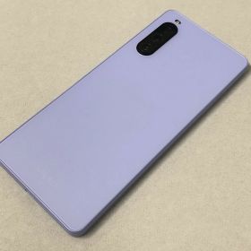 【中古B】AU版 SIMフリー Xperia 10 V SOG11 6GB+128GB [ラベンダー]白ロム