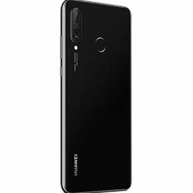 【中古】【安心保証】 HUAWEI P30 lite MAR-LX2J[64GB] UQモバイル ミッドナイトブラック