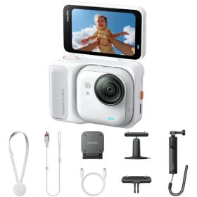 【エントリーで最大全額ポイント還元｜12/11まで】 INSTA360｜インスタ360 アクションカメラ Insta360 GO Ultra クリエイターバンドル アークティックホワイト CINSABEA-GOULTRA05 [4K対応 /防水]