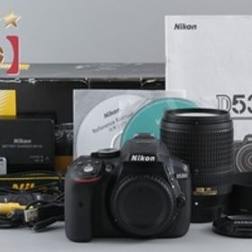 【中古】Nikon ニコン D5300 18-140 VR レンズキット ブラック シャッター回数僅少 元箱付き