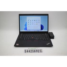 ノートパソコン Lenovo ThinkPad X395 Ryzen 5 PRO 3500U 2.1GHz/8GB/256GB(SSD)/13.3W/FHD(1920x1080)/Win11 白シミあり