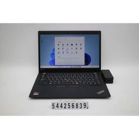 ノートパソコン Lenovo ThinkPad X395 Ryzen 5 PRO 3500U 2.1GHz/8GB/256GB(SSD)/13.3W/FHD(1920x1080)/Win11 文字消えあり