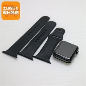 超美品 Apple Watch series3 42mm GPS+Cellular セルラーモデル スペースグレイ 即日発送 Apple 中古 あすつく 土日祝発送OK