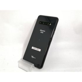 【中古】LG電子 docomo 【SIMロック解除済み】 LG V60 ThinQ 5G ザ ブラック 8GB 128GB L-51A【宇田川】保証期間１ヶ月【ランクC】