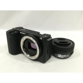 【中古】SONY VLOGCAM ZV-E10 II パワーズームレンズキット ブラック ZV-E10M2K(B)【大阪本店】保証期間１ヶ月【ランクA】