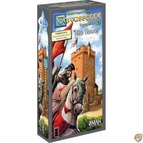 【ポイント3倍4日&5日】カルカソンヌ タワーボードゲーム 拡張 - 新次元の空に手を伸ばせ!子供と大人のための中世の戦略ゲーム、対象年齢7歳以上、2-6人用、45分のプレイ時間、Z-Man Games製