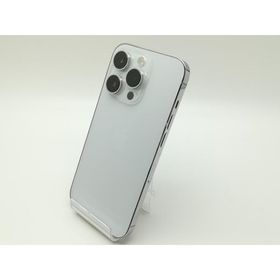【中古】Apple docomo 【SIMフリー】 iPhone 14 Pro 128GB シルバー MQ013J/A【DS秋葉】保証期間１ヶ月【ランクC】