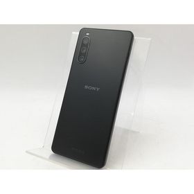 【中古】SONY 楽天モバイル 【SIMフリー】 Xperia 10 IV ブラック 6GB 128GB XQ-CC44【大宮東口】保証期間１ヶ月【ランクC】