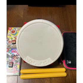 ニンテンドースイッチ(Nintendo Switch)のSwitch太鼓の達人、スプラトゥーン2、ゲームカード2枚付き(家庭用ゲームソフト)