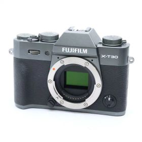 【中古】 《良品》 FUJIFILM X-T30 ボディ チャコールシルバー 【ファインダーカバー部品交換/各部点検済】 [ デジタルカメラ ]