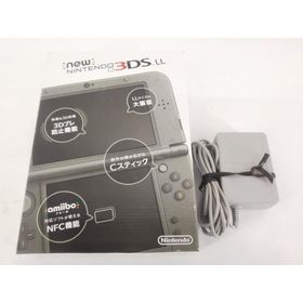 Newニンテンドー3DS LL メタリックブラック 動作確認済み 充電器付き 箱付き