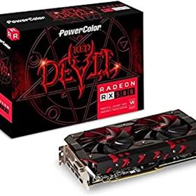 【中古】(未使用・未開封品)PowerColor ビデオカード AMD RADEON RX580搭載 AXRX580 8GBD5-3DH/OC