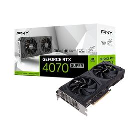 PNY GeFORCE RTX 4070 Super 12GB VERTO OC DUAL FAN グラフィックカード｜VCG4070S12DFXPB1-O