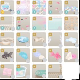 金魚と白昼夢の庭 アイランド 24点セット | リヴリーアイランドのアイテム、RMTの販売・買取一覧