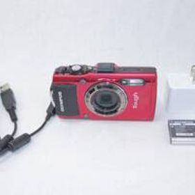 【20250529-007】OLYMPUS デジタルカメラ STYLUS TG-3 Tough レッド 1600万画素 GPS+電子コンパス&内蔵Wi-Fi TG-3 RED