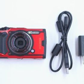 ☆中古品☆ OLYMPUS Tough TG-6 コンパクトデジタルカメラ レッド 作動チェック済み
