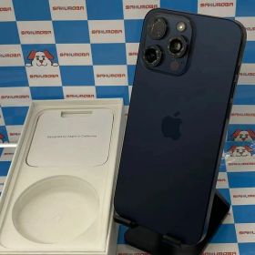 【中古】iPhone15 Pro Max 256GB ブルーチタニウム MU6T3J/A SIMフリー ジャ