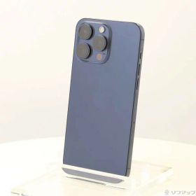 【中古】Apple(アップル) iPhone15 Pro Max 256GB ブルーチタニウム MU6T3J／A SIMフリー 【262-ud】