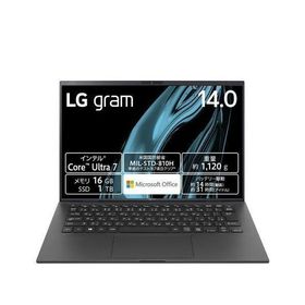 LGエレクトロニクス LG 14Z90S-MA78J2 LG gram 14型 Core Ultra 7/16GB/1TB/Office オブシディアンブラック Windows 11Home ノートパソコン 14Z90S-MA78J2