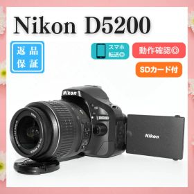 ✨おすすめ✨Nikon D5200 デジタル一眼レフカメラ スマホ転送 自撮り
