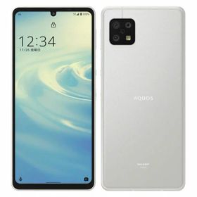 【中古】【安心保証】 AQUOS sense6 SHG05[64GB] au シルバー