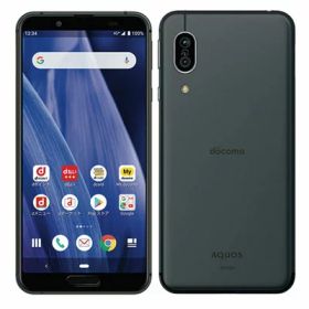 【SIMロック解除済】docomo AQUOS sense3 SH-02M Black SHARP 当社3ヶ月間保証 中古 イオシス