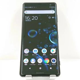 Xperia XZ3 801SO SoftBank ブラック 送料無料 本体 c15789 【中古】