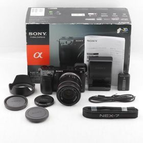 SONY ミラーレス一眼カメラ α NEX-7 ズームレンズキット ブラック NEX-7K