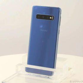 【中古】SAMSUNG(サムスン) GALAXY S10 128GB プリズムブルー SCV41 auロック解除SIMフリー 【258-ud】