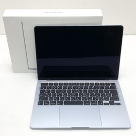 【中古】Apple MacBook Air 13.6インチ 2025 M4 10コア 16GB SSD512GB スカイブルー MC6U4J/A [240095295807]