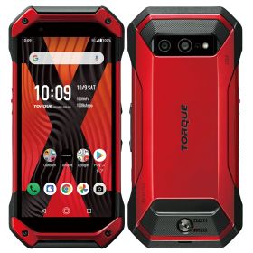 【中古】Bランク【やや傷や汚れあり】SIMフリー KYG01 KYOCERA TORQUE 5G レッド 利用制限〇(白ロム) 送料無料