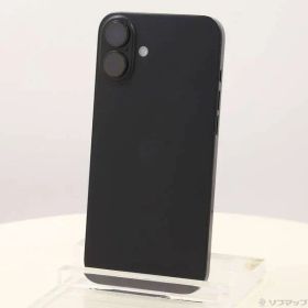 〔中古品〕 iPhone16 Plus 128GB ブラック MXVA3J／A SIMフリー【262】