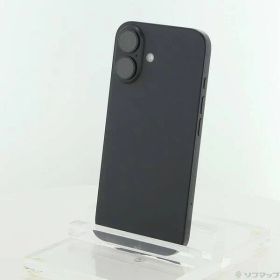 〔中古品〕 iPhone16 256GB ブラック MYDW3J／A SIMフリー【344】