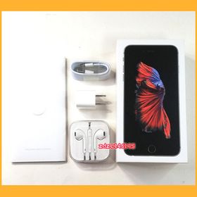 ●Apple●iphone 6s plus 64GB ModelNo.A1687 MKU62J/A スペースグレイ 元箱 EarPods Lightning 電源アダプタ SIMピン ステッカー 新品●