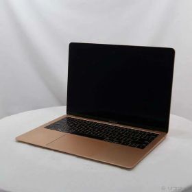 【中古】Apple(アップル) MacBook Air 13.3-inch Late-2018 MREE2J／A Core_i5 1.6GHz 8GB SSD128GB ゴールド 〔10.15 Catalina〕 【196-ud】