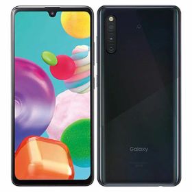 【中古】【安心保証】 Galaxy A41 SCV48[64GB] UQモバイル ブラック