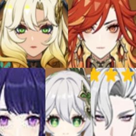 ⭐️激安(原神）💫★5×5シロネン+マーヴィカ ➕雷電將軍➕ヌヴィレット➕ナヒーダ | 原神のアカウントデータ、RMTの販売・買取一覧