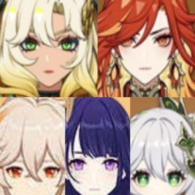 ⭐️激安(原神）💫★5×5シロネン+マーヴィカ ➕雷電將軍➕鍾離➕ナヒーダ | 原神のアカウントデータ、RMTの販売・買取一覧