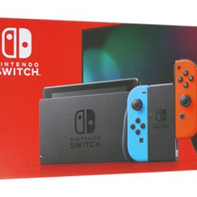 【中古】任天堂 Nintendo Switch バッテリー拡張モデル HAD-S-KABAA ネオンブルー・ネオンレッド 背面スタンドなし 元箱あり