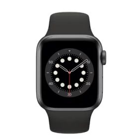 Apple Apple Watch Series6 40mm GPSモデル MG133J/A A2291【スペースグレイアルミニウムケース/ブラックスポーツバンド】 [中古] 【当社3ヶ月間保証】 イオシス